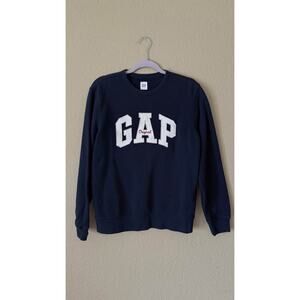 Gap Original Navy Blue Crewneck Sweatshirt Small